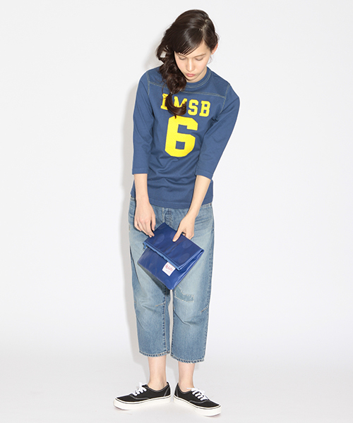 BEAMS BOY（ビームスボーイ）の「Sanca / USED クロップドデニム