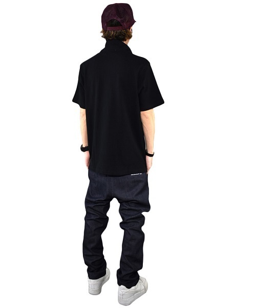 DOUBLE STEAL（ダブルスティール）の「Cut pocket POLO　ポロ（ポロシャツ・メンズ・ホワイト系その他/ブラック系その他/ホワイト系その他2/ブラック系その他2・MEDIUM/LARGE/X-LARGE）」の6枚目の写真