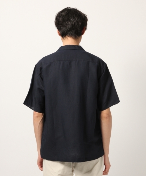 GLOBAL WORK(グローバルワーク)の「リネンオープンカラーシャツ半袖/789422(シャツ/ブラウス・メンズ・ミント/ホワイト系その他2/ベージュ/ダークブルー/レッド・SMALL/X-LARGE/MEDIUM/LARGE)」の15枚目の写真