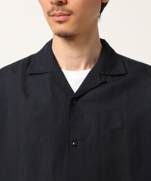 GLOBAL WORK(グローバルワーク)の「リネンオープンカラーシャツ半袖/789422(シャツ/ブラウス・メンズ・ミント/ホワイト系その他2/ベージュ/ダークブルー/レッド・SMALL/X-LARGE/MEDIUM/LARGE)」の14枚目の写真