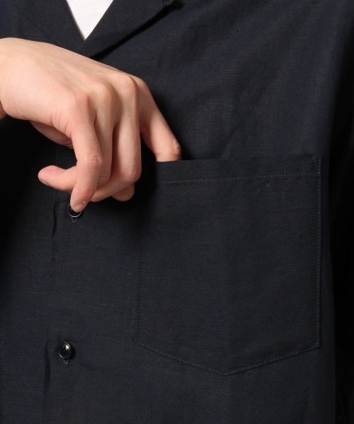 GLOBAL WORK(グローバルワーク)の「リネンオープンカラーシャツ半袖/789422(シャツ/ブラウス・メンズ・ミント/ホワイト系その他2/ベージュ/ダークブルー/レッド・SMALL/X-LARGE/MEDIUM/LARGE)」の17枚目の写真