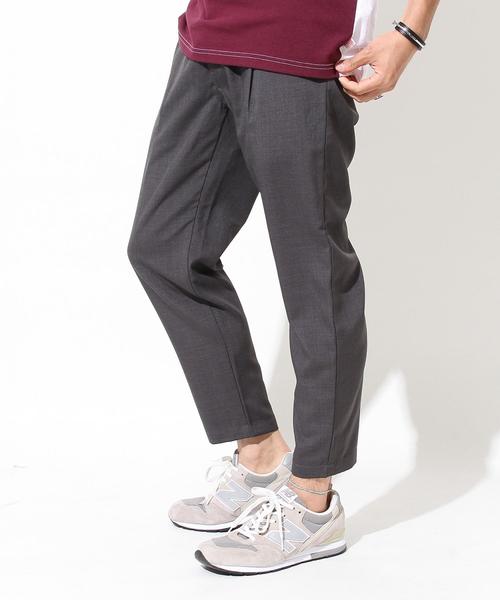 coen（コーエン）の「Pトロピカルイージースラックスアンクルパンツ（スラックス・メンズ・ダークグレー/ベージュ・SMALL/MEDIUM/LARGE/X-LARGE）」の14枚目の写真