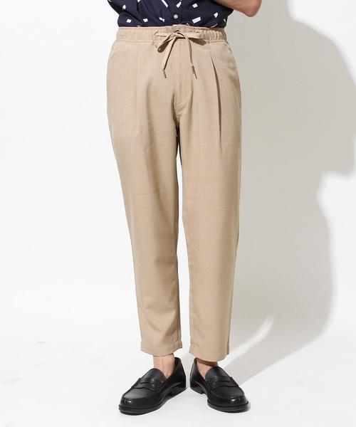 coen（コーエン）の「Pトロピカルイージースラックスアンクルパンツ（スラックス・メンズ・ダークグレー/ベージュ・SMALL/MEDIUM/LARGE/X-LARGE）」の5枚目の写真