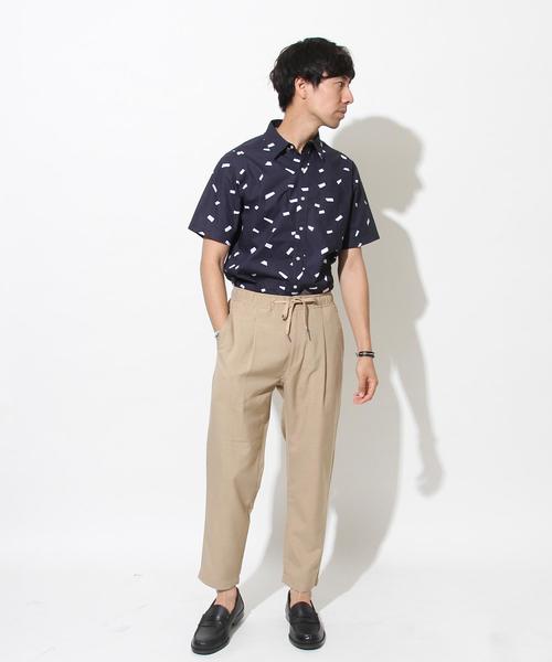 coen（コーエン）の「Pトロピカルイージースラックスアンクルパンツ（スラックス・メンズ・ダークグレー/ベージュ・SMALL/MEDIUM/LARGE/X-LARGE）」の12枚目の写真