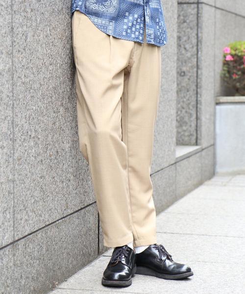 coen（コーエン）の「Pトロピカルイージースラックスアンクルパンツ（スラックス・メンズ・ダークグレー/ベージュ・SMALL/MEDIUM/LARGE/X-LARGE）」の18枚目の写真