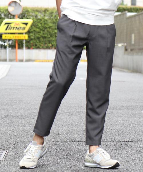 coen（コーエン）の「Pトロピカルイージースラックスアンクルパンツ（スラックス・メンズ・ダークグレー/ベージュ・SMALL/MEDIUM/LARGE/X-LARGE）」の21枚目の写真