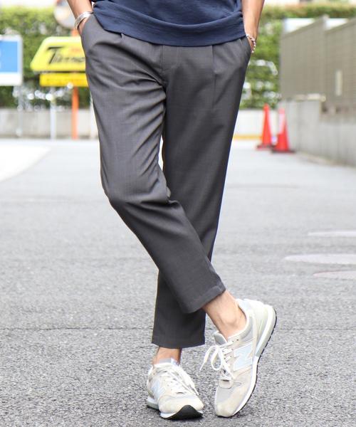 coen（コーエン）の「Pトロピカルイージースラックスアンクルパンツ（スラックス・メンズ・ダークグレー/ベージュ・SMALL/MEDIUM/LARGE/X-LARGE）」の22枚目の写真