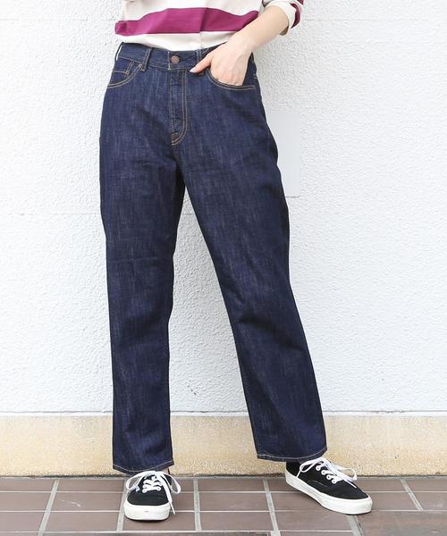 coen（コーエン）の「USA CTN ハイライズ5ポケットデニムパンツ（デニムパンツ・レディース・ネイビー/ブラック/ブルー・LARGE/SMALL/MEDIUM）」の13枚目の写真