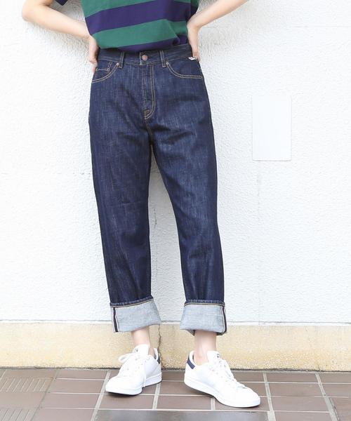 coen（コーエン）の「USA CTN ハイライズ5ポケットデニムパンツ（デニムパンツ・レディース・ネイビー/ブラック/ブルー・LARGE/SMALL/MEDIUM）」の17枚目の写真