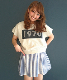 Chico | BIG数字ﾌﾟﾘﾝﾄT(Tシャツ/カットソー)