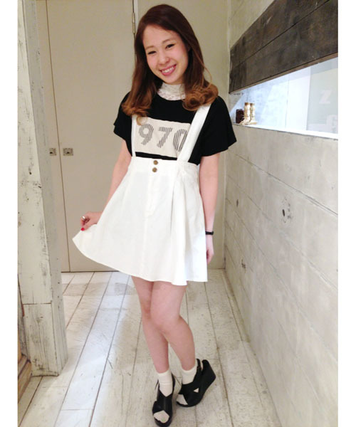 Chico(チコ)の「BIG数字プリントT(Tシャツ/カットソー・レディース・アイボリー/ピンクベージュ/グレー/ブラック・FREE)」の14枚目の写真