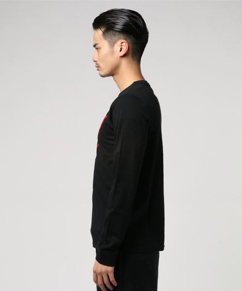 AZbyjunhashimoto_(エーゼイバイジュンハシモト)の「AZ by junhashimoto(エーゼイ バイ ジュンハシモト)プリントロング 半袖Tシャツ(Tシャツ/カットソー・メンズ・ブラック/グレー/ホワイト・LARGE/X-LARGE/SMALL/MEDIUM)」の4枚目の写真