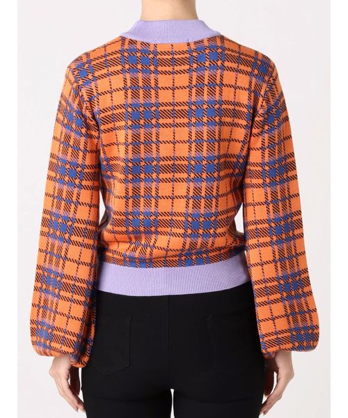 KANGOL(カンゴール)の「KANGOLボリュームスリーブニット(ニット/セーター・レディース・ブラック/レッド/ラベンダー/ブラウン/ダークグリーン/ピンク/ターコイズブルー/ライトグリーン・MEDIUM)」の11枚目の写真