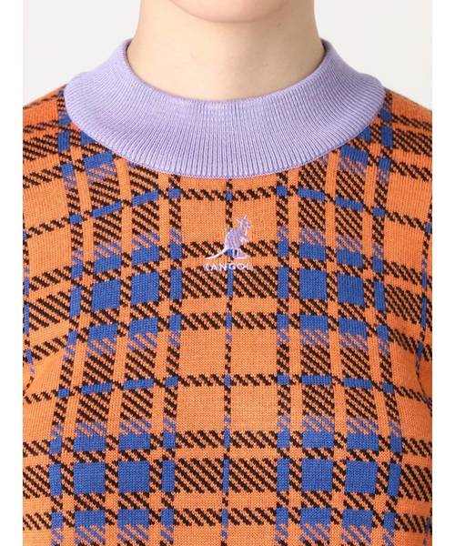 KANGOL(カンゴール)の「KANGOLボリュームスリーブニット(ニット/セーター・レディース・ブラック/レッド/ラベンダー/ブラウン/ダークグリーン/ピンク/ターコイズブルー/ライトグリーン・MEDIUM)」の12枚目の写真