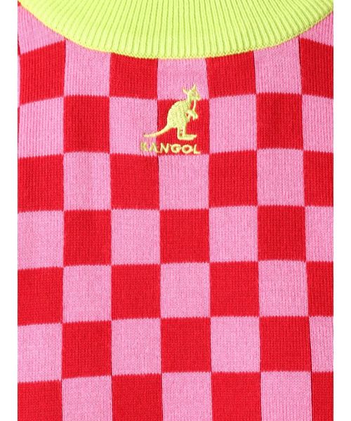 KANGOL(カンゴール)の「KANGOLボリュームスリーブニット(ニット/セーター・レディース・ブラック/レッド/ラベンダー/ブラウン/ダークグリーン/ピンク/ターコイズブルー/ライトグリーン・MEDIUM)」の18枚目の写真
