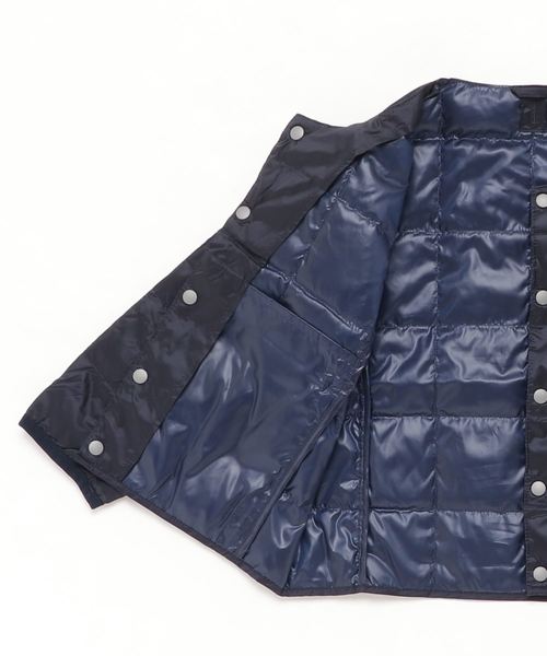 TAION(タイオン)の「【TAION】タイオン CREW NECK BUTTON DOWN JACKET KIDS(ダウンジャケット/コート・キッズ・ブラック/ベージュ/パープル/ネイビー/イエロー/レッド/グリーン/オリーブ/オレンジ系その他/ベージュ系その他/ラベンダー・100/110/120/130/140)」の15枚目の写真