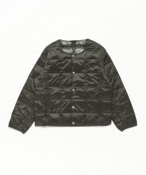 TAION(タイオン)の「【TAION】タイオン CREW NECK BUTTON DOWN JACKET KIDS(ダウンジャケット/コート・キッズ・ブラック/ベージュ/パープル/ネイビー/イエロー/レッド/グリーン/オリーブ/オレンジ系その他/ベージュ系その他/ラベンダー・100/110/120/130/140)」の6枚目の写真
