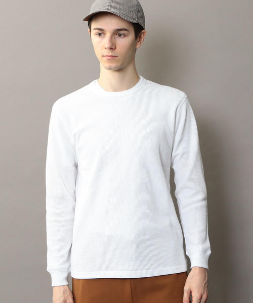 BEAUTY&YOUTH UNITED ARROWS（ビューティーアンドユースユナイテッドアローズ）の「BY サーモライト サーマル カットソー ◆（Tシャツ/カットソー・メンズ・グレー/ホワイト/オリーブ/ブラック・SMALL/MEDIUM/LARGE/X-LARGE）」の9枚目の写真