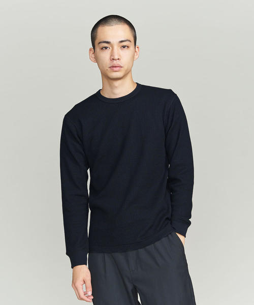 BEAUTY&YOUTH UNITED ARROWS（ビューティーアンドユースユナイテッドアローズ）の「BY サーモライト サーマル カットソー ◆（Tシャツ/カットソー・メンズ・グレー/ホワイト/オリーブ/ブラック・SMALL/MEDIUM/LARGE/X-LARGE）」の10枚目の写真