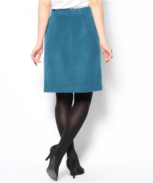 Soareak（ソアリーク）の「ウールビーバータックスカート（スカート・レディース・グレー/グリーン/オレンジ・SMALL/MEDIUM）」の5枚目の写真