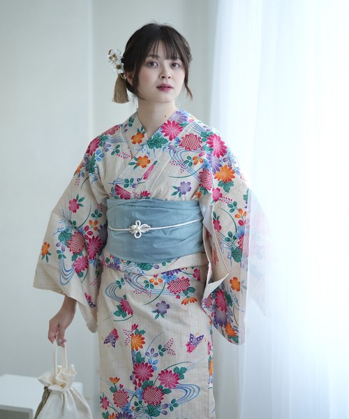 utatane(ウタタネ)の「帯締め utatane サステナブル3パール付モチーフ 日本製(和装小物・レディース・エンジ/パープル/マスタード/グレー/ホワイト/ラベンダー/ブラック・FREE)」の14枚目の写真