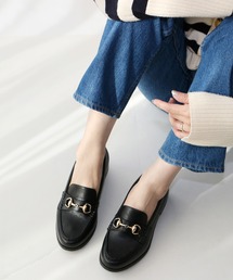 美品【Fin⭐︎ブラックローファー 厚底 金具付き】 ZARA ブラック ローファー 厚底 金具付き - メルカリ