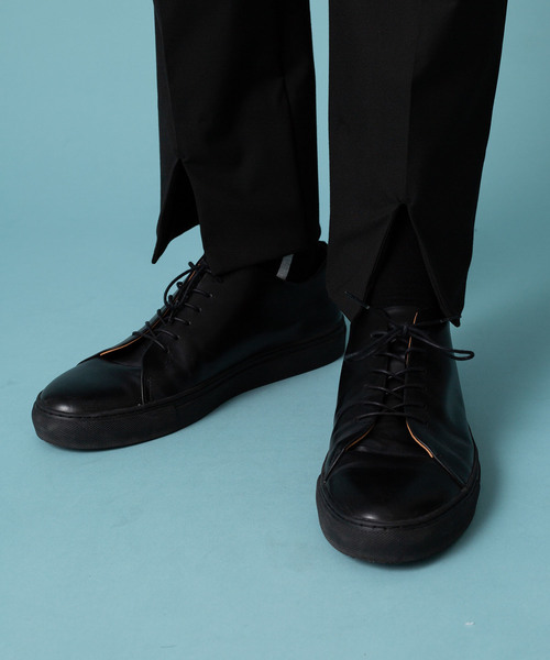 STUDIOUS（ステュディオス）の「【STUDIOUS】センタースリットスラックス（その他パンツ・メンズ・ブラック/グレー・2/3/1）」の5枚目の写真