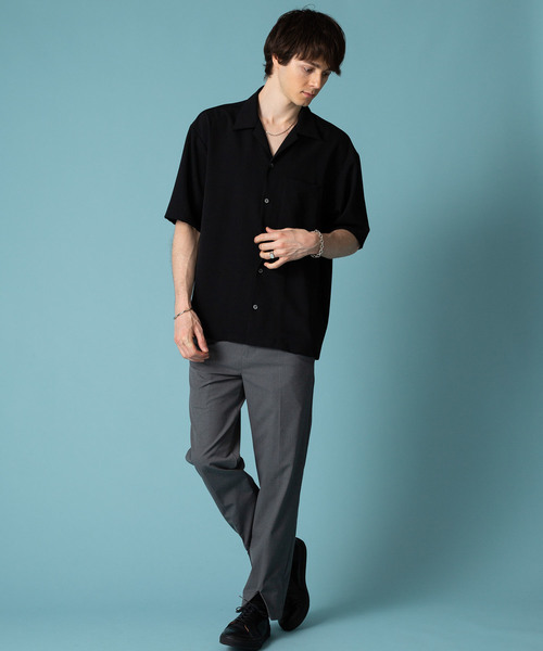 STUDIOUS（ステュディオス）の「【STUDIOUS】センタースリットスラックス（その他パンツ・メンズ・ブラック/グレー・2/3/1）」の13枚目の写真