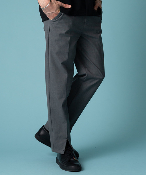 STUDIOUS（ステュディオス）の「【STUDIOUS】センタースリットスラックス（その他パンツ・メンズ・ブラック/グレー・2/3/1）」の17枚目の写真