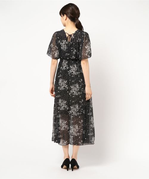 fifth（フィフス）の「カシュクールフラワーロングワンピース