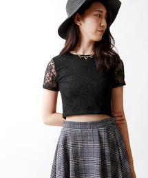 WEGO | WEGO/レースピチTシャツ(Tシャツ/カットソー)