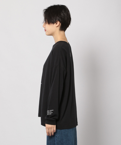 PAGEBOY（ページボーイ）の「フェルメールロンT（Tシャツ/カットソー・レディース・ブラック/ホワイト・FREE）」の6枚目の写真