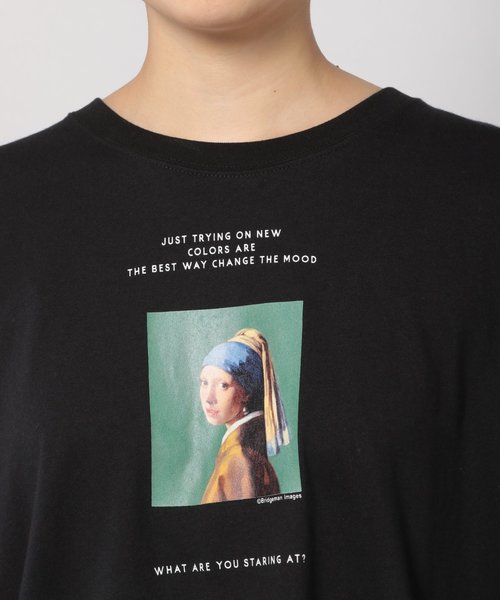 PAGEBOY（ページボーイ）の「フェルメールロンT（Tシャツ/カットソー・レディース・ブラック/ホワイト・FREE）」の8枚目の写真