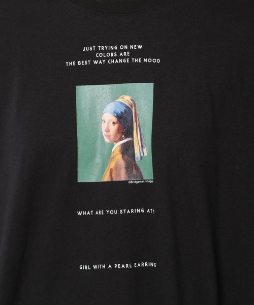 PAGEBOY（ページボーイ）の「フェルメールロンT（Tシャツ/カットソー・レディース・ブラック/ホワイト・FREE）」の9枚目の写真