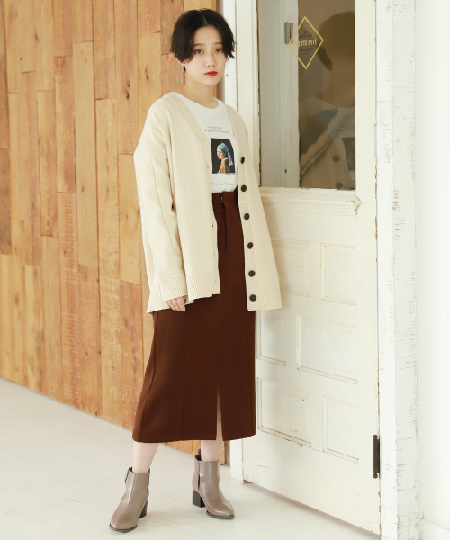 PAGEBOY（ページボーイ）の「フェルメールロンT（Tシャツ/カットソー・レディース・ブラック/ホワイト・FREE）」の18枚目の写真