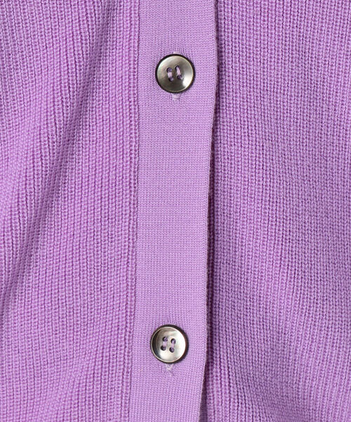 NOLLEY’S(ノーリーズ)の「片畦ゆったりカーディガン(ニット/セーター・レディース・ブラック/ベージュ/ラベンダー・38)」の5枚目の写真