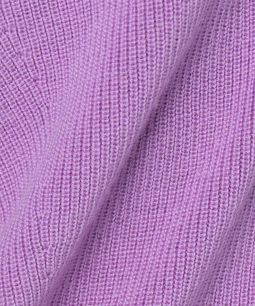 NOLLEY’S(ノーリーズ)の「片畦ゆったりカーディガン(ニット/セーター・レディース・ブラック/ベージュ/ラベンダー・38)」の8枚目の写真