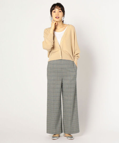 NOLLEY’S(ノーリーズ)の「片畦ゆったりカーディガン(ニット/セーター・レディース・ブラック/ベージュ/ラベンダー・38)」の10枚目の写真