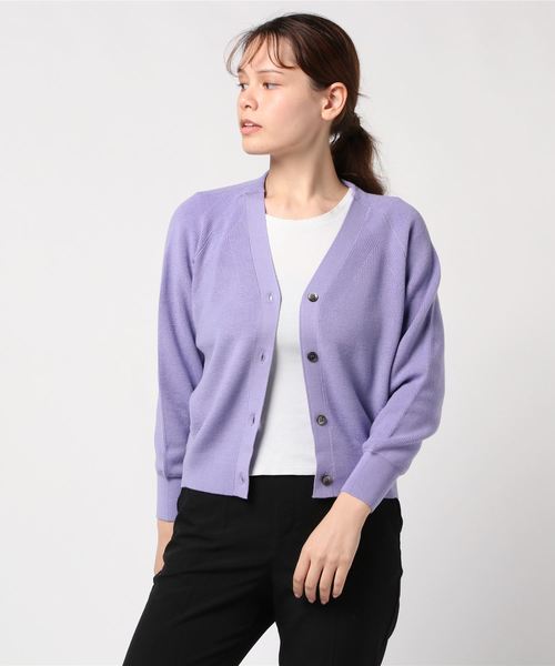 NOLLEY’S(ノーリーズ)の「片畦ゆったりカーディガン(ニット/セーター・レディース・ブラック/ベージュ/ラベンダー・38)」の16枚目の写真