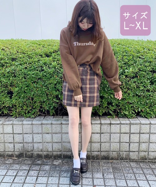 apres jour（アプレジュール）の「【大きいサイズ】アソートプリントフーディー2【ZOZOTOWN限定アイテム】（パーカー・レディース・アイボリー/ブラック/スモークピンク/ベージュ/ホワイト系その他/ダークブラウン/チャコールグレー/クリーム/その他/ライトベージュ/ボルドー・X-LARGE）」の15枚目の写真