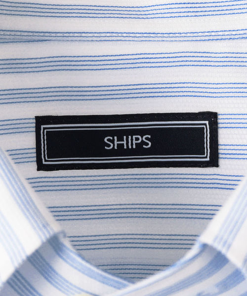 SHIPS(シップス)の「SD: イージーアイロン ロンドンストライプ スカイブルー イタリアンボタンダウン シャツ(シャツ/ブラウス・メンズ・スカイブルー・39/38/37/42/40/41)」の5枚目の写真