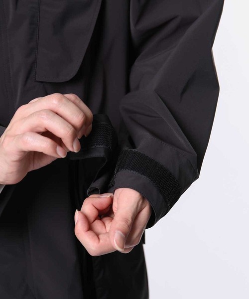 ADAM ET ROPE'(アダムエロペ)の「【防風性・透湿性・撥水性】SILENTCOATING ミリタリーオーバーコート(モッズコート・メンズ・ブラック/グリーン系その他2・S/M/L)」の12枚目の写真