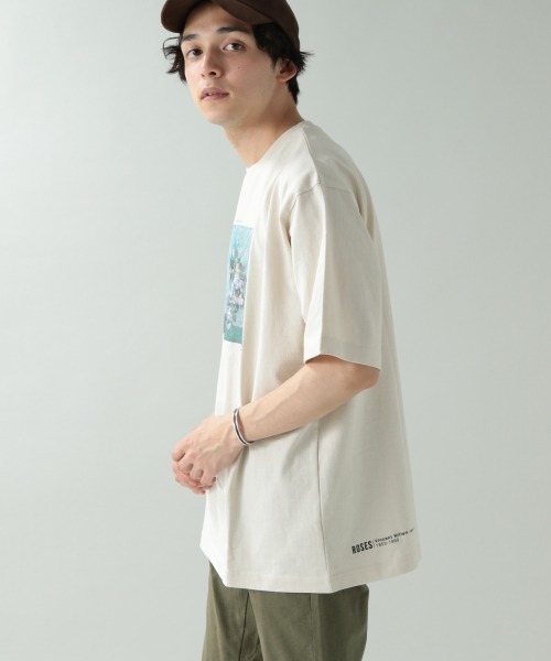 RAGEBLUE（レイジブルー）の「アートプリントTシャツ/877744（Tシャツ/カットソー・メンズ・ホワイト/グリーン/その他4/オレンジ系その他/ブラック・SMALL/MEDIUM/LARGE）」の9枚目の写真