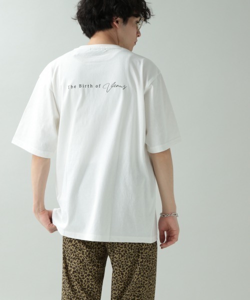 RAGEBLUE（レイジブルー）の「アートプリントTシャツ/877744（Tシャツ/カットソー・メンズ・ホワイト/グリーン/その他4/オレンジ系その他/ブラック・SMALL/MEDIUM/LARGE）」の12枚目の写真