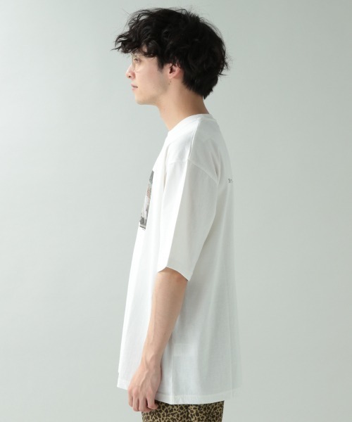 RAGEBLUE（レイジブルー）の「アートプリントTシャツ/877744（Tシャツ/カットソー・メンズ・ホワイト/グリーン/その他4/オレンジ系その他/ブラック・SMALL/MEDIUM/LARGE）」の15枚目の写真