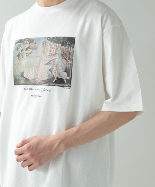 セール】アートプリントTシャツ/877744（Tシャツ/カットソー