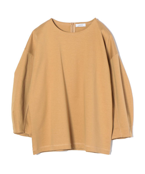 SHIPS(シップス)の「assiette:クルーネックラウンドスリーブ(Tシャツ/カットソー・レディース・ベージュ/ホワイト系その他・ONE SIZE)」の1枚目の写真