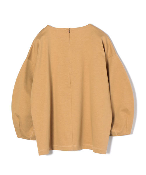 SHIPS(シップス)の「assiette:クルーネックラウンドスリーブ(Tシャツ/カットソー・レディース・ベージュ/ホワイト系その他・ONE SIZE)」の3枚目の写真
