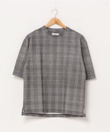 WEGO | WEGO/＊2020夏＊チェック5分袖プルオーバー(Tシャツ/カットソー)