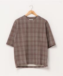 WEGO | WEGO/チェック5分袖プルオーバー(Tシャツ/カットソー)